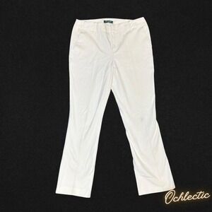 Vintage Cream Ralph Lauren mid rise trousers